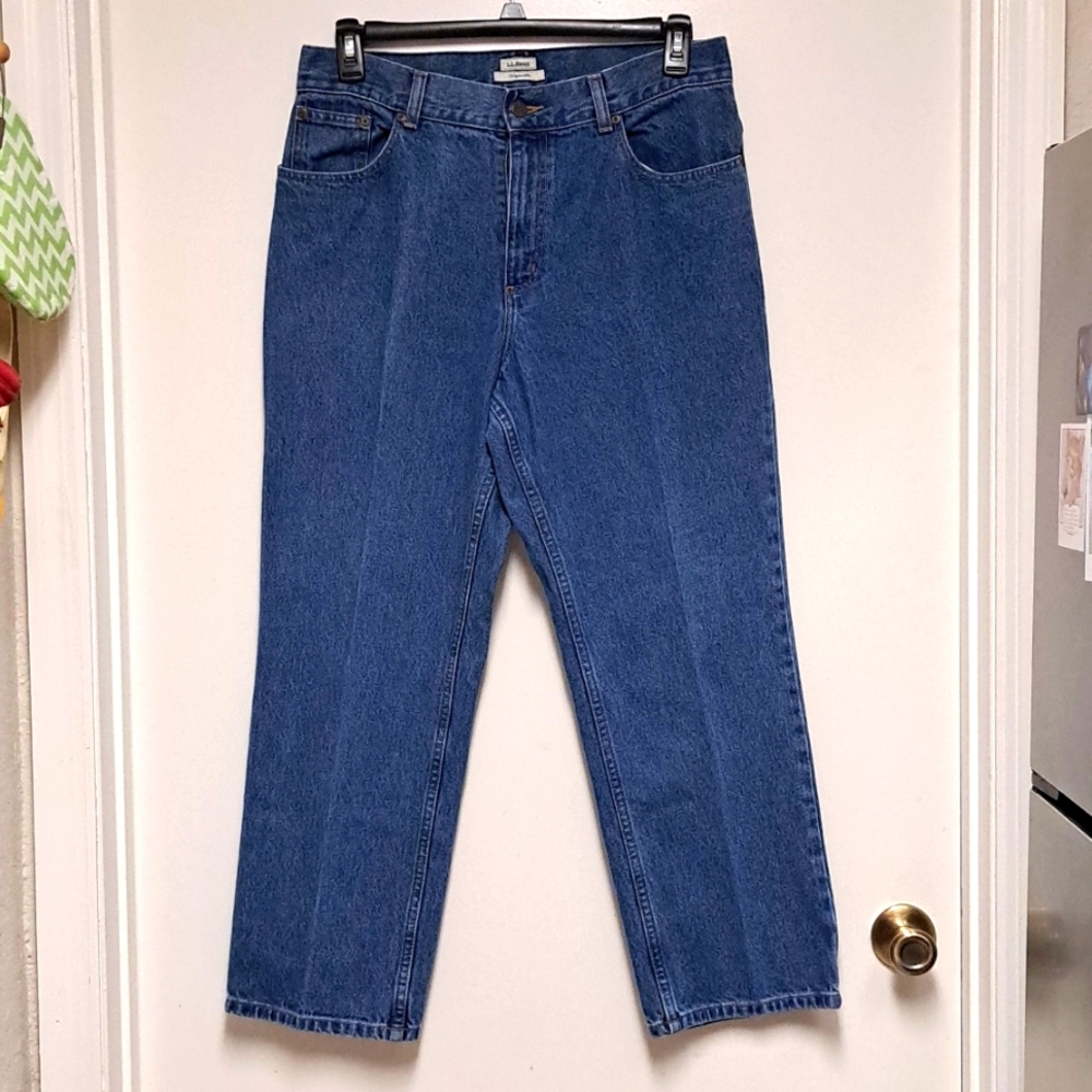 L.L. Bean Original Fit Women's Jeans Sz 14 Pet. Bg1001